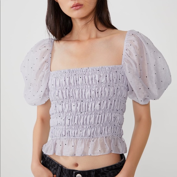 Zara Voluminous organza top - Picture 4 of 6